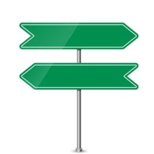 Direction Sign-Junction Sign - Boundary Limit Sign