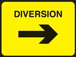 Diversion Sign